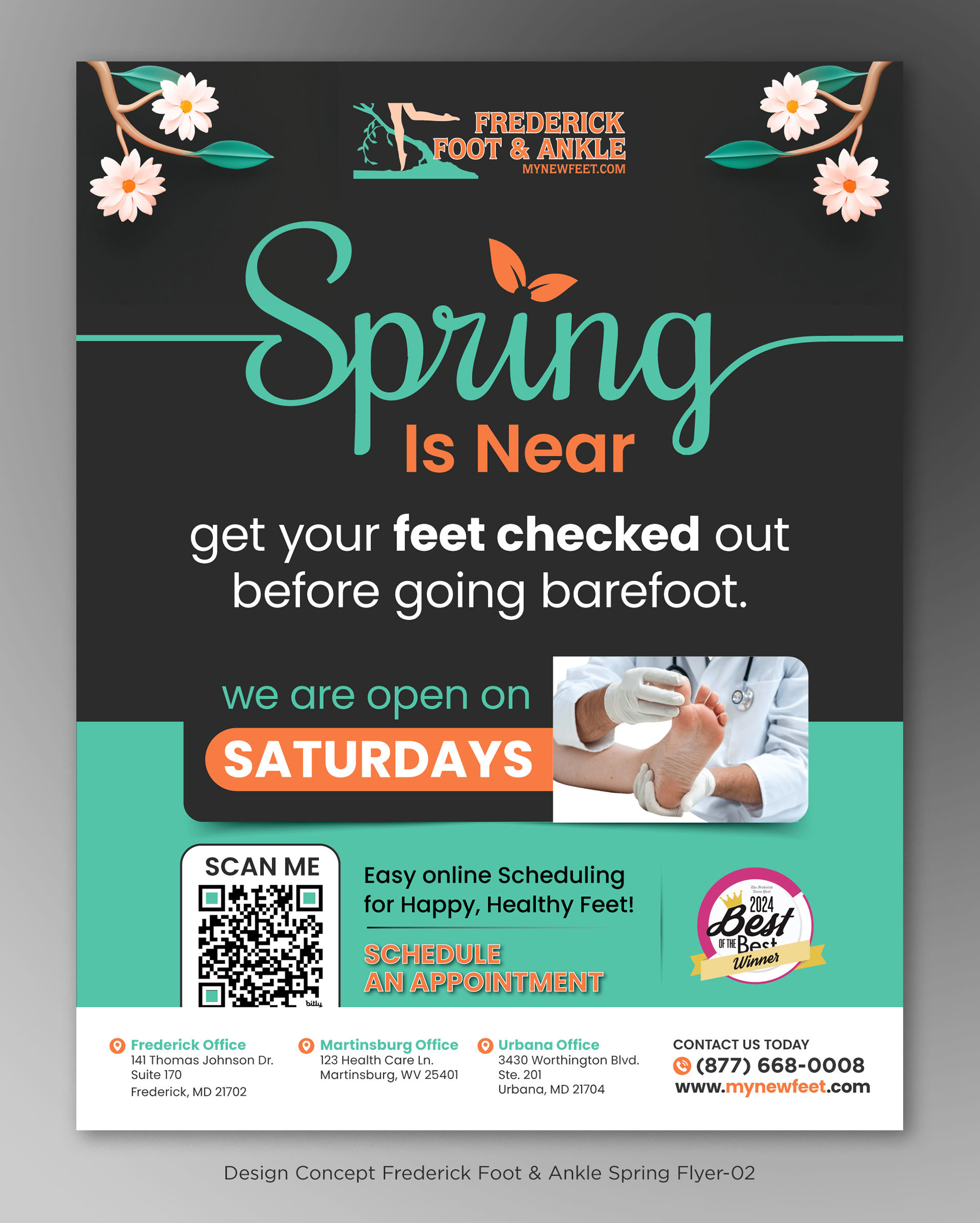 Flyer Design by D Creative for Frederick Foot & Ankle | Design #34965469