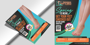 Flyer Design by Impressive Designs for Frederick Foot & Ankle | Design: #34963839
