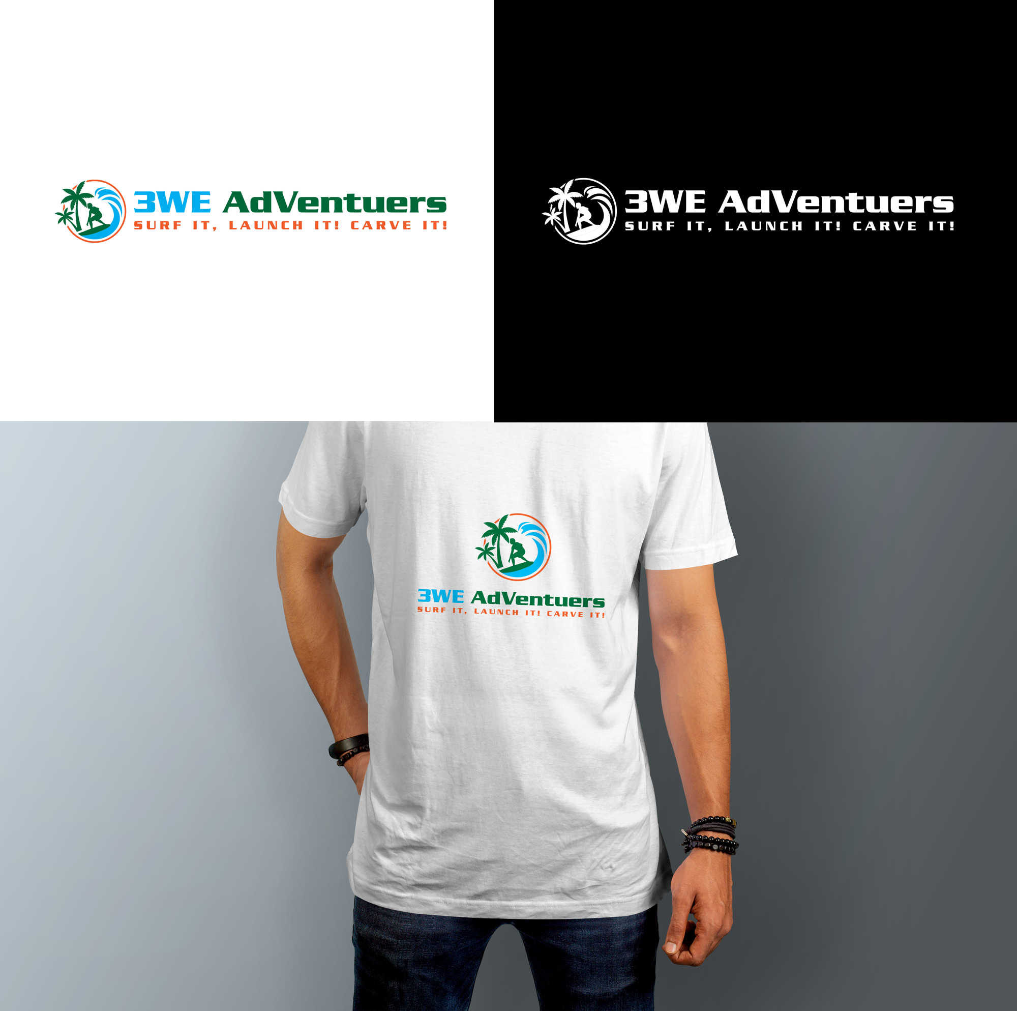 Logo Design by RA-bica for 3WE AdVentures, LLC | Design #34964654