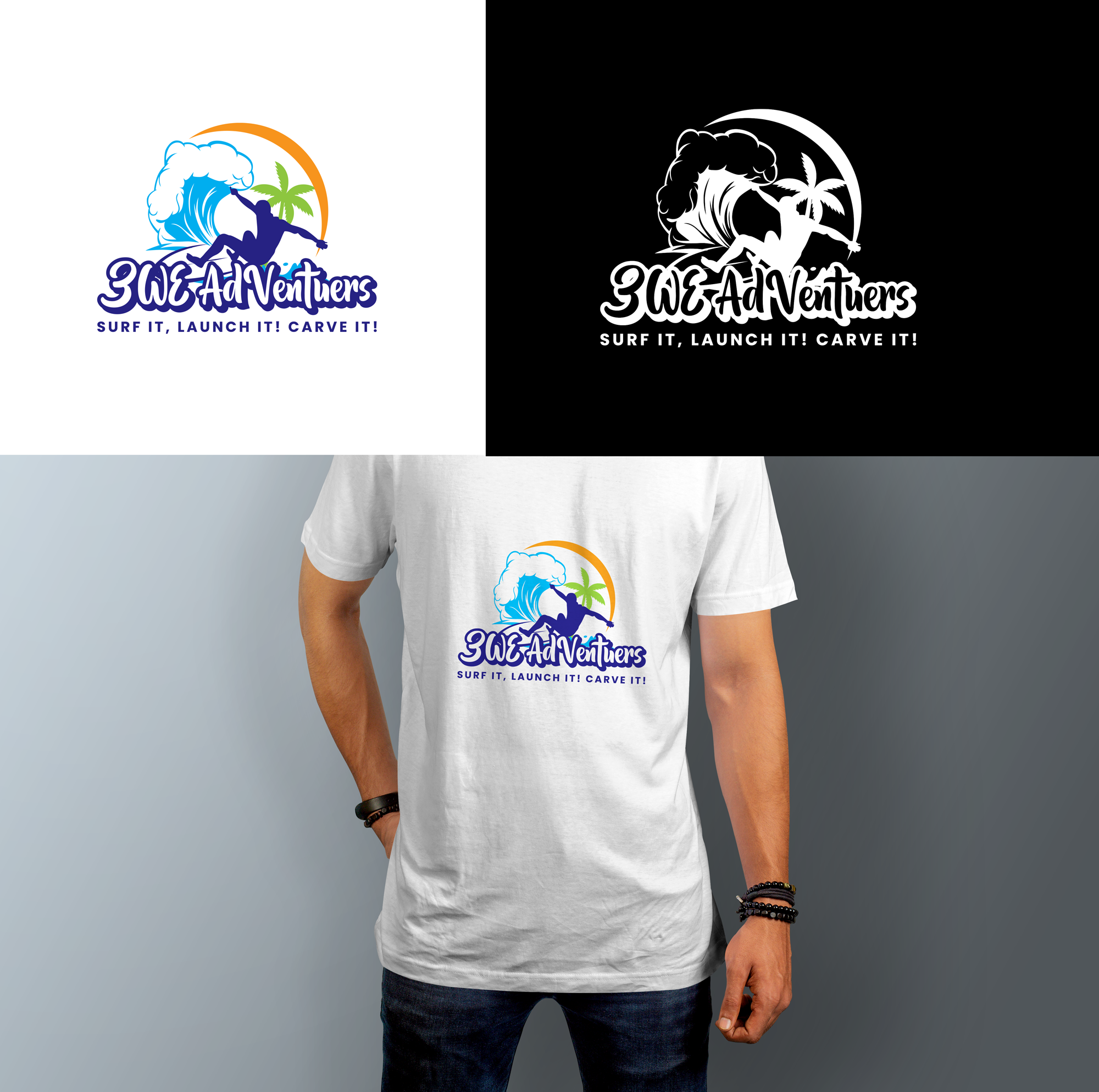 Logo Design by RA-bica for 3WE AdVentures, LLC | Design #34964655