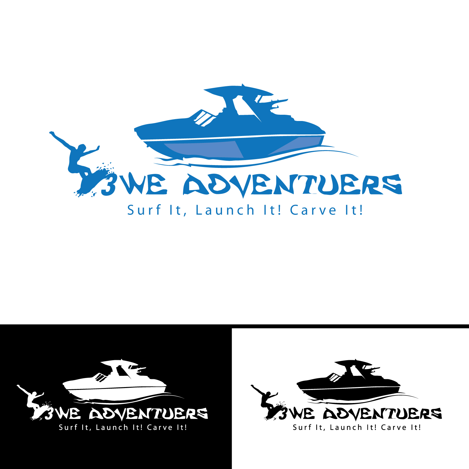 Diseño de Logo por GODDREAMCREATION para 3WE AdVentures, LLC | Diseño #34969221