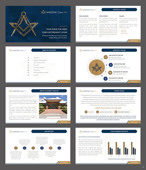 PowerPoint Design by pb for Masonic Care WA | Design: #34965958