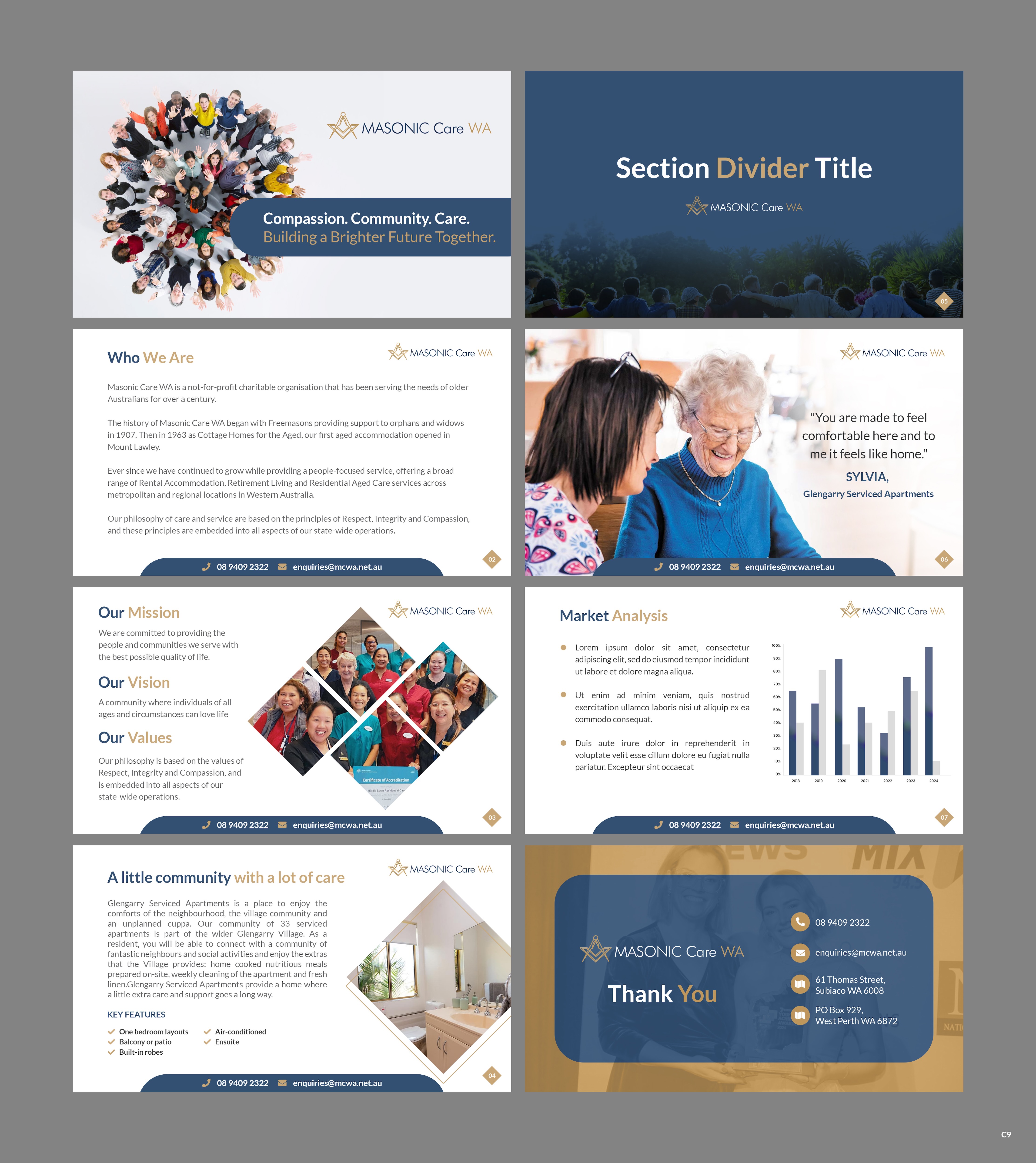 Design de PowerPoint par pb pour Masonic Care WA | Design #34973245
