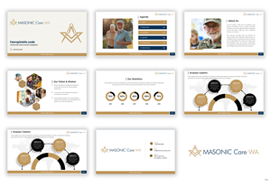 PowerPoint Design by pb for Masonic Care WA | Design: #34973246