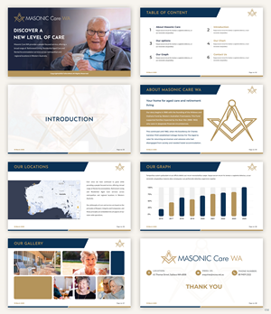 PowerPoint Design by pb for Masonic Care WA | Design: #34973247