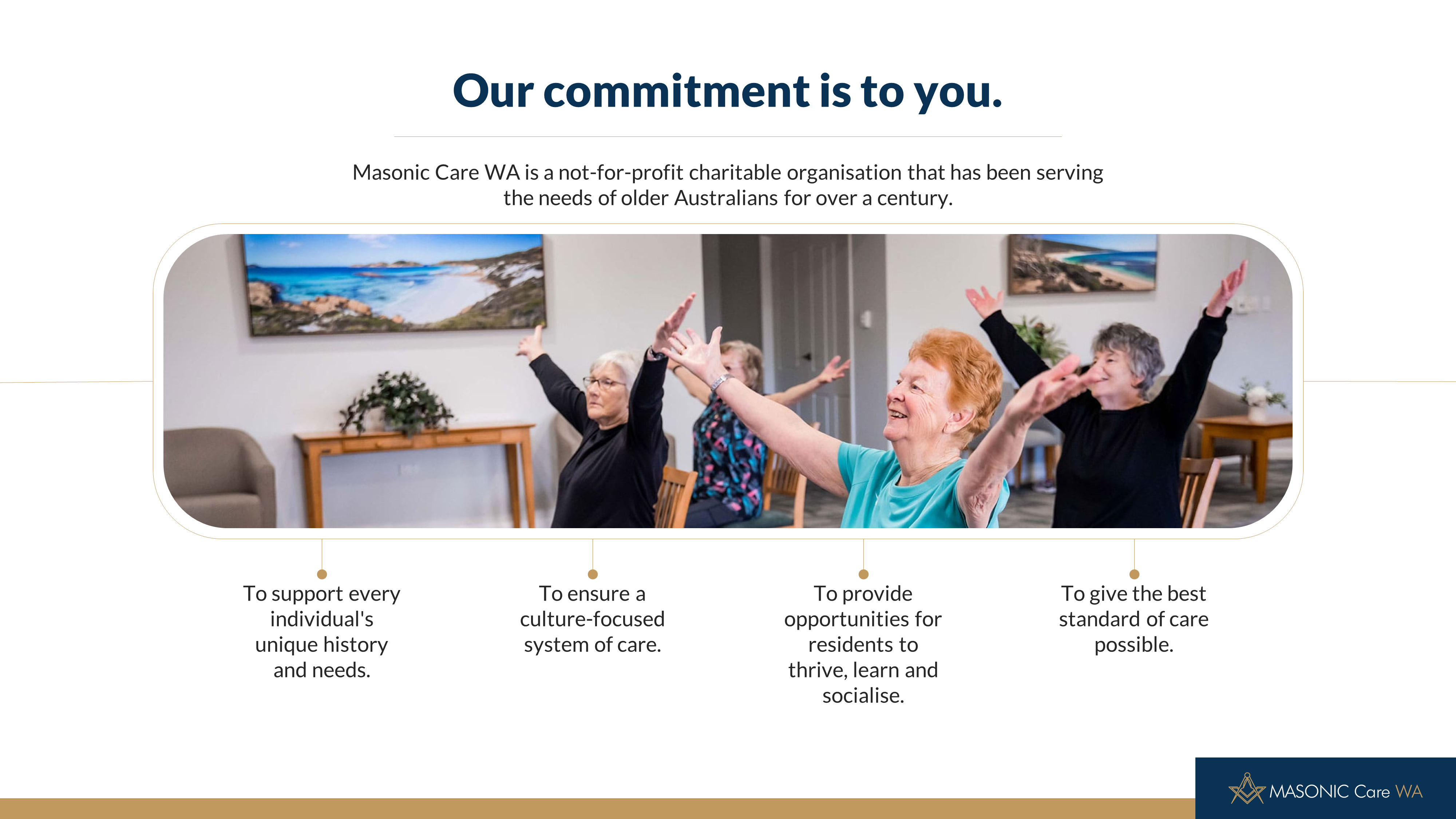 PowerPoint Design by CraftednStyled for Masonic Care WA | Design #34974018