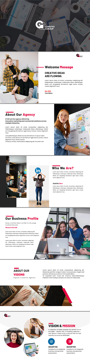 PowerPoint Design by Magdi Bayomi for Grevyo Group SRL | Design: #34970635