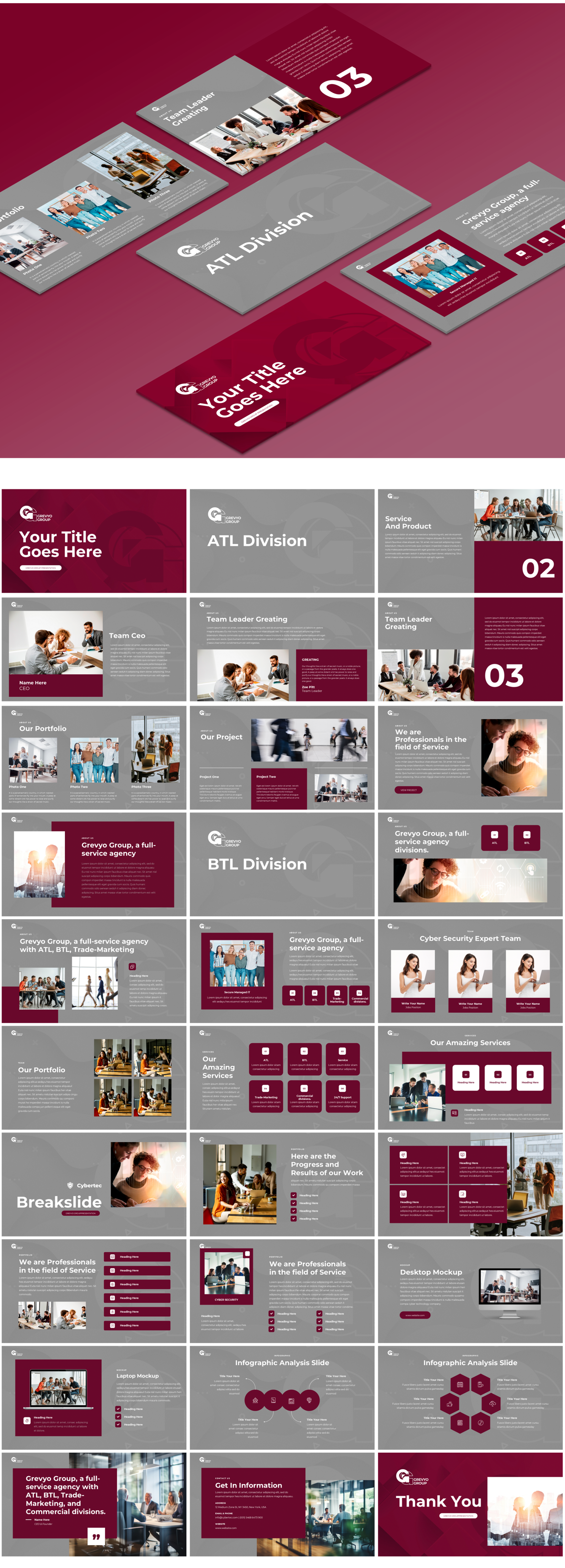 Diseño de PowerPoint por Imazing para Grevyo Group SRL | Diseño #35063904