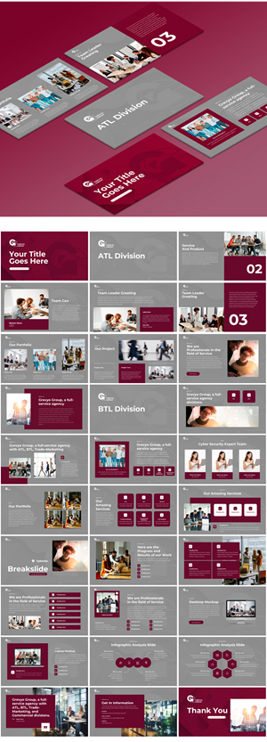 PowerPoint Design by Imazing for Grevyo Group SRL | Design: #35063904