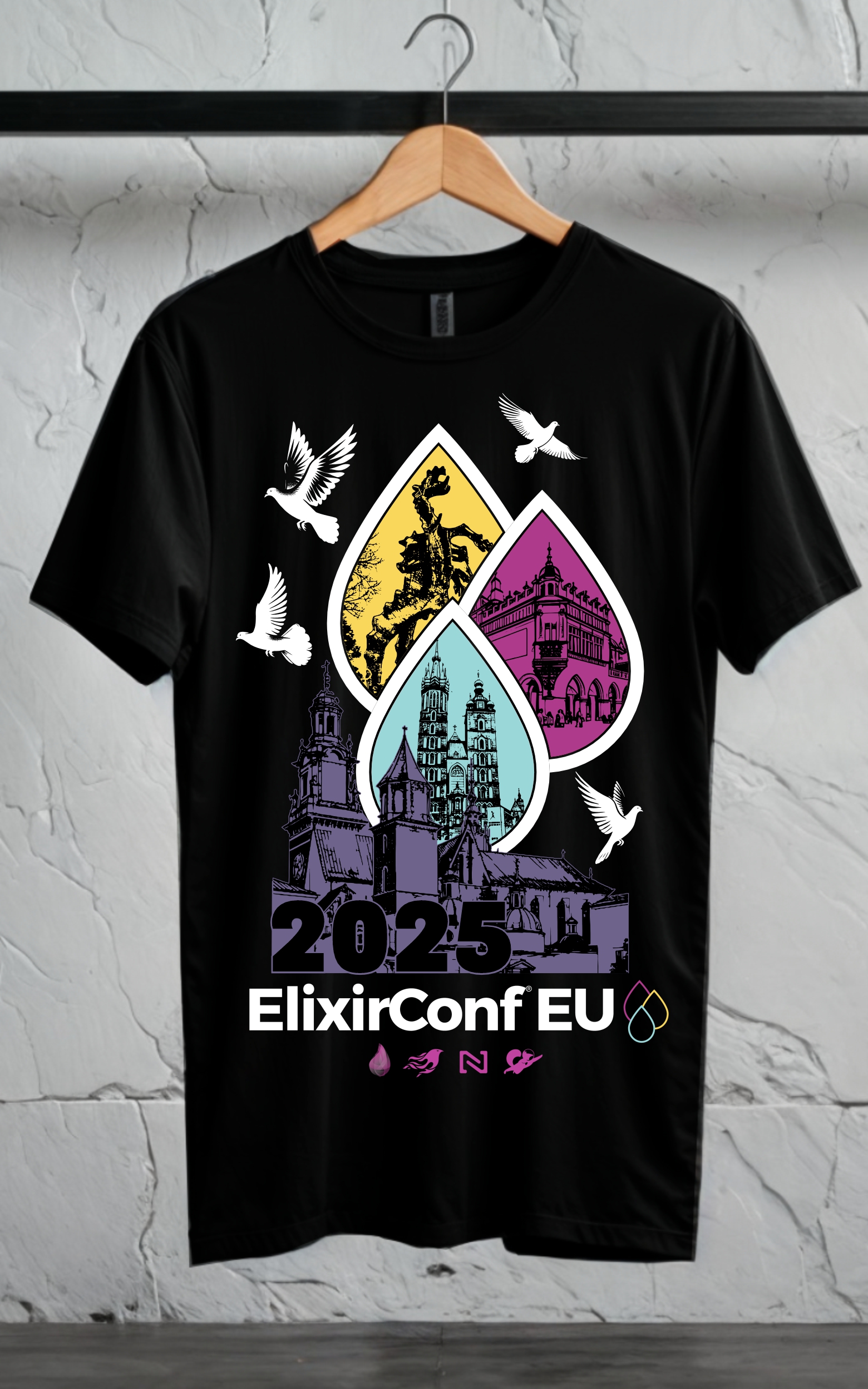 T-shirt Design by erikdesign for Erlang Solutions Ltd.  | Design #34998674