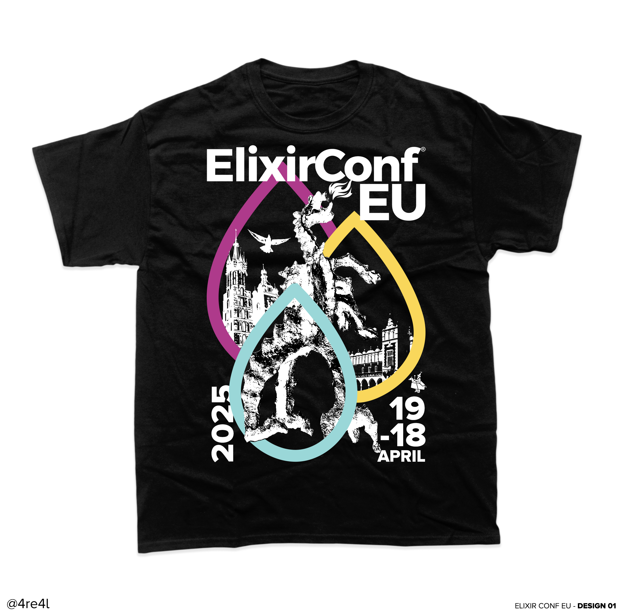 T-shirt Design by re44 for Erlang Solutions Ltd.  | Design #34999283