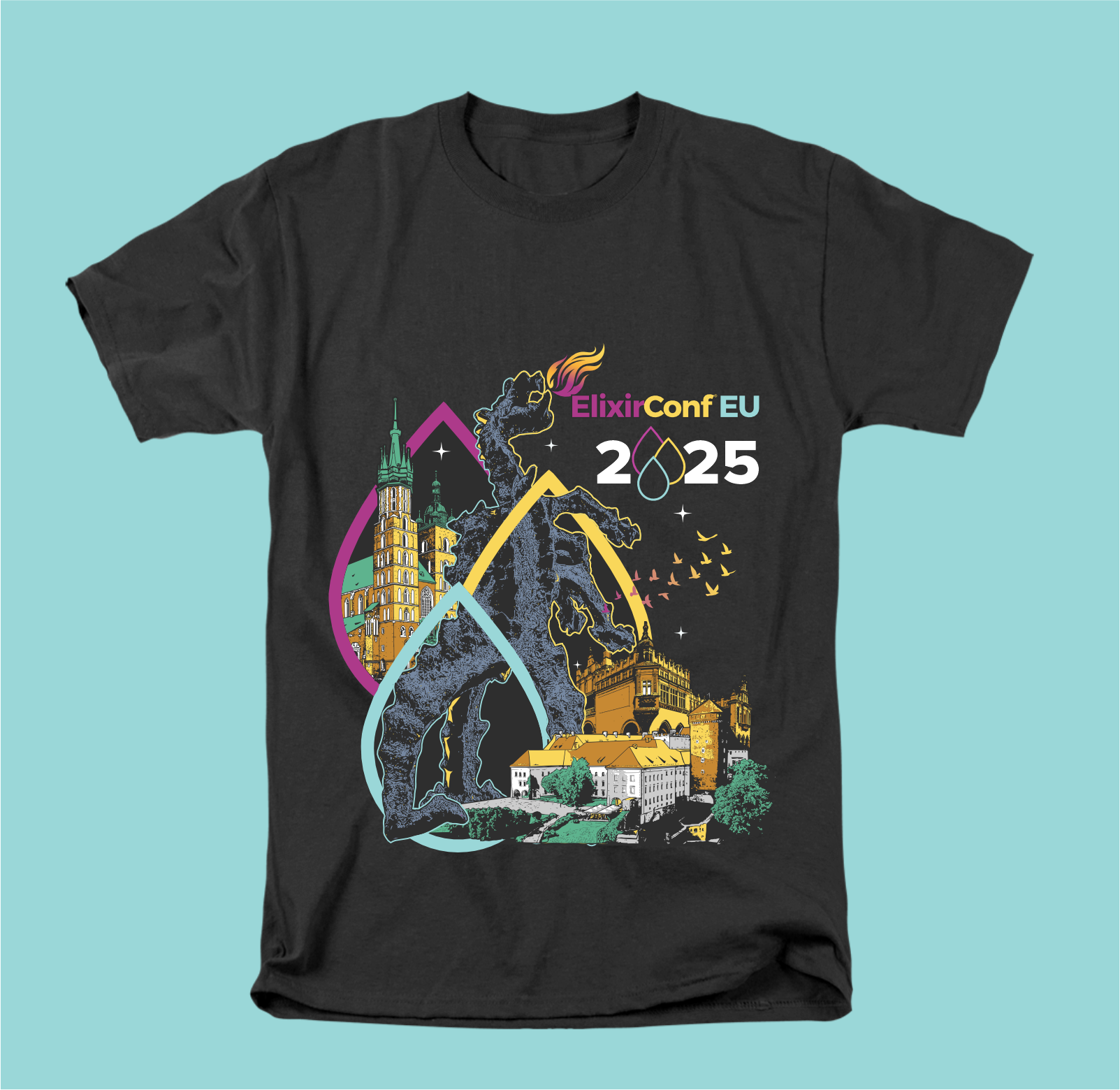 T-shirt Design by Yakuza20 for Erlang Solutions Ltd.  | Design #35010987