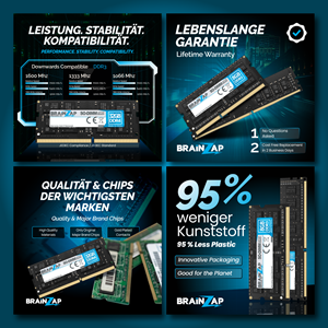Banner-Design von JK18 für Brainsap GmbH | Design: #34978065