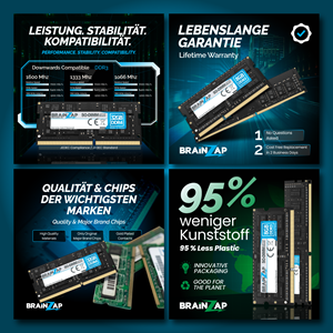 Banner-Design von JK18 für Brainsap GmbH | Design: #34979287