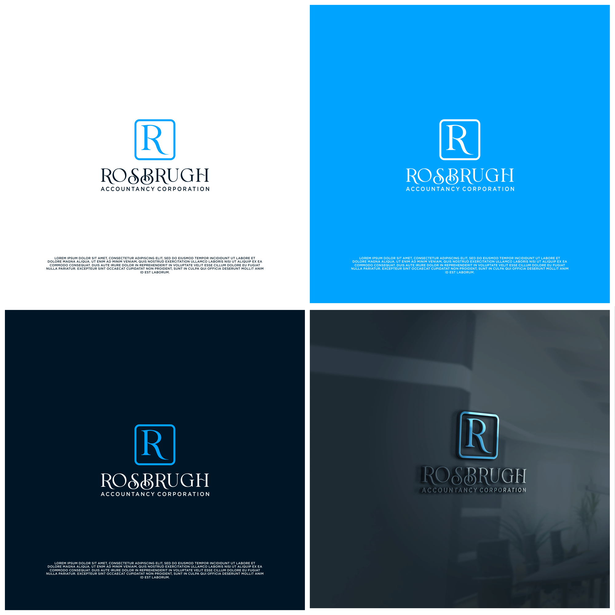 Logo Design by MOTA_FARA for Rosbrugh Accountancy Corporation | Design #35009450