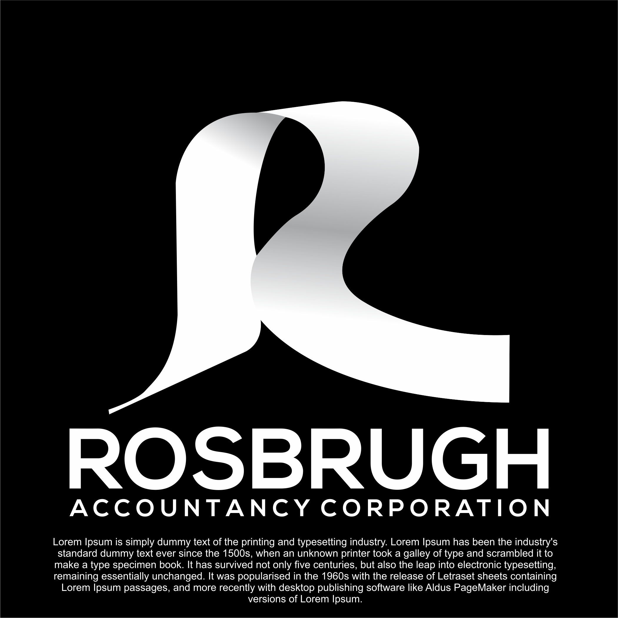 Logo Design by diego costa for Rosbrugh Accountancy Corporation | Design #34968925