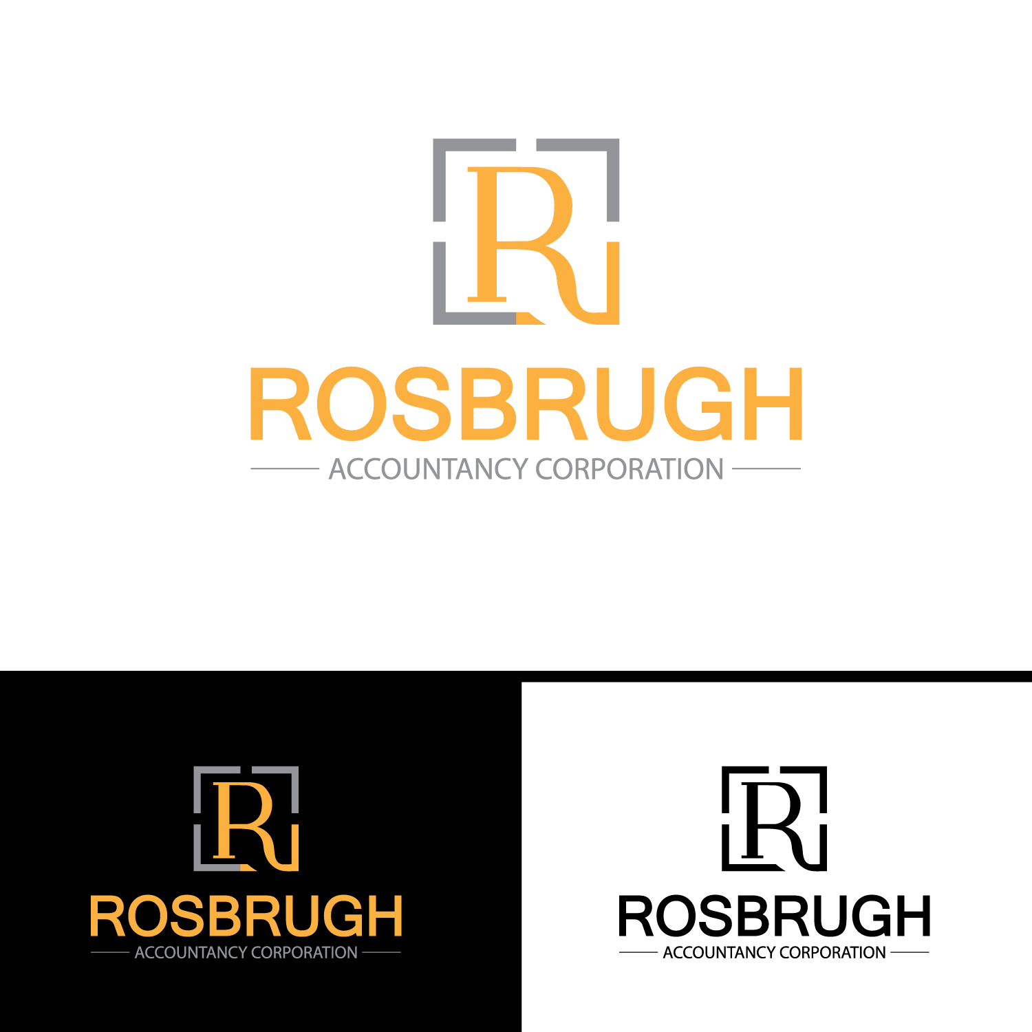 Logo Design by GODDREAMCREATION for Rosbrugh Accountancy Corporation | Design #34995987