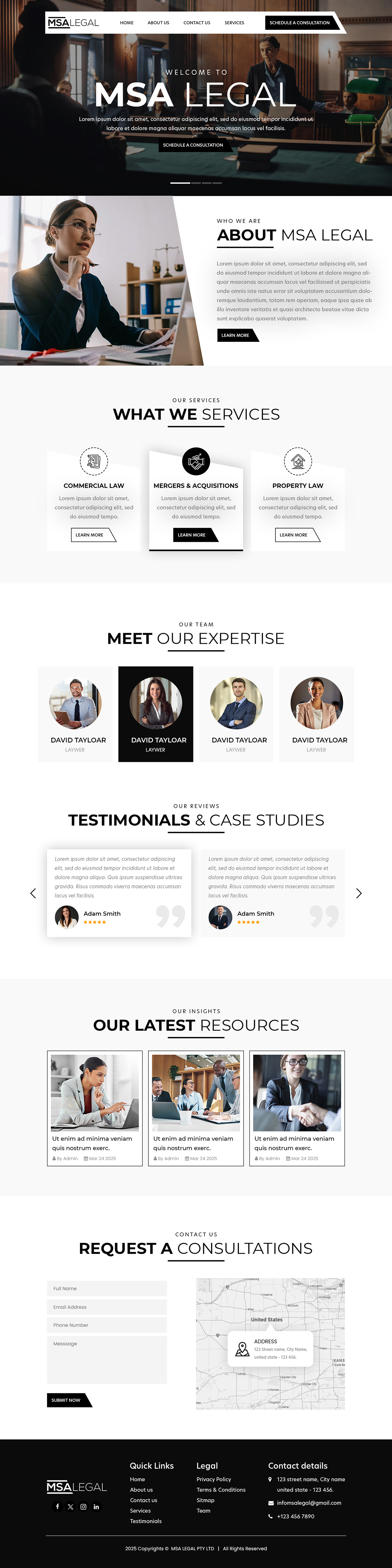 Web-Design von Design KB für MSA LEGAL | Design: #34994189