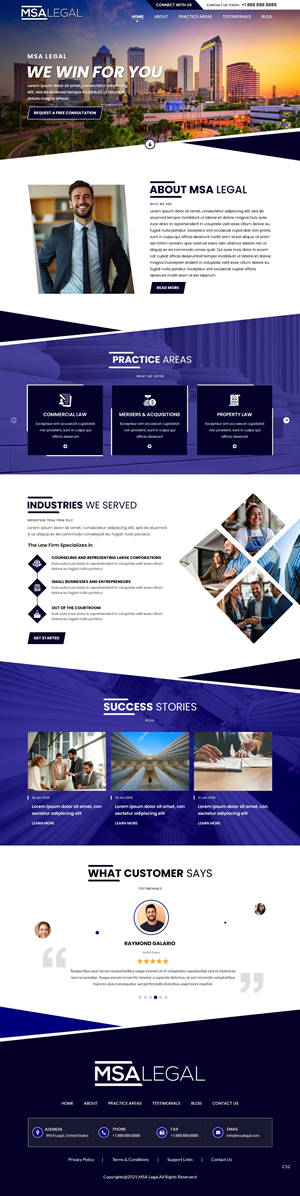 Web-Design von pb für MSA LEGAL | Design: #34985859