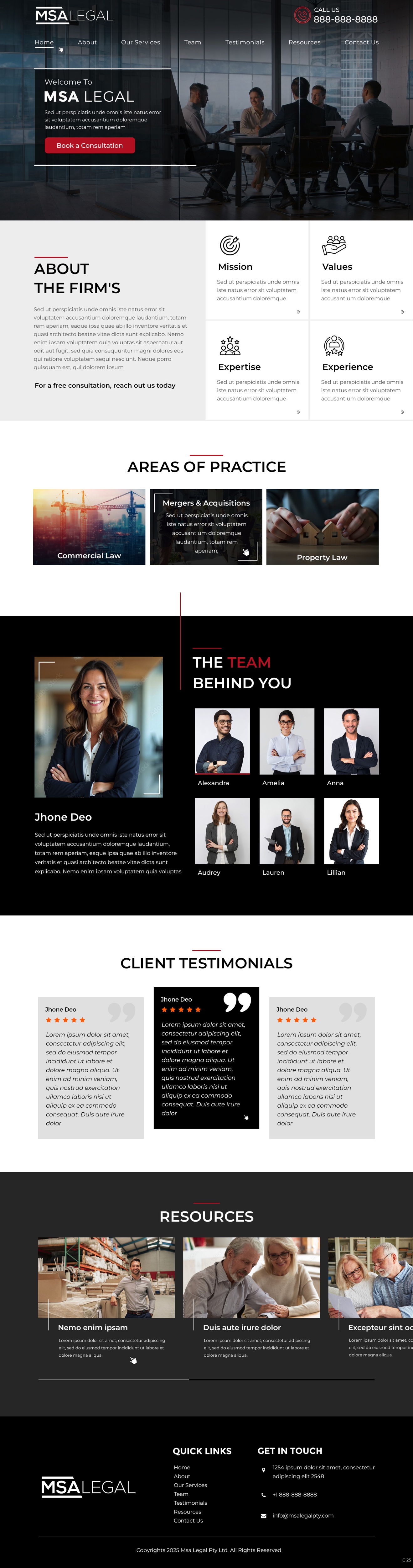 Web-Design von pb für MSA LEGAL | Design #34985861