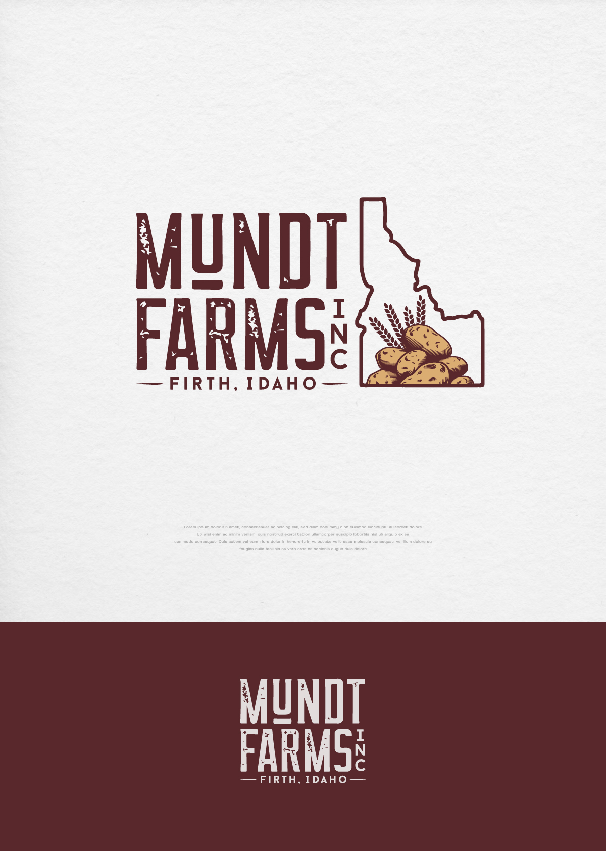 Logo Design by apik. for Mundt Farms Inc | Design #34976293