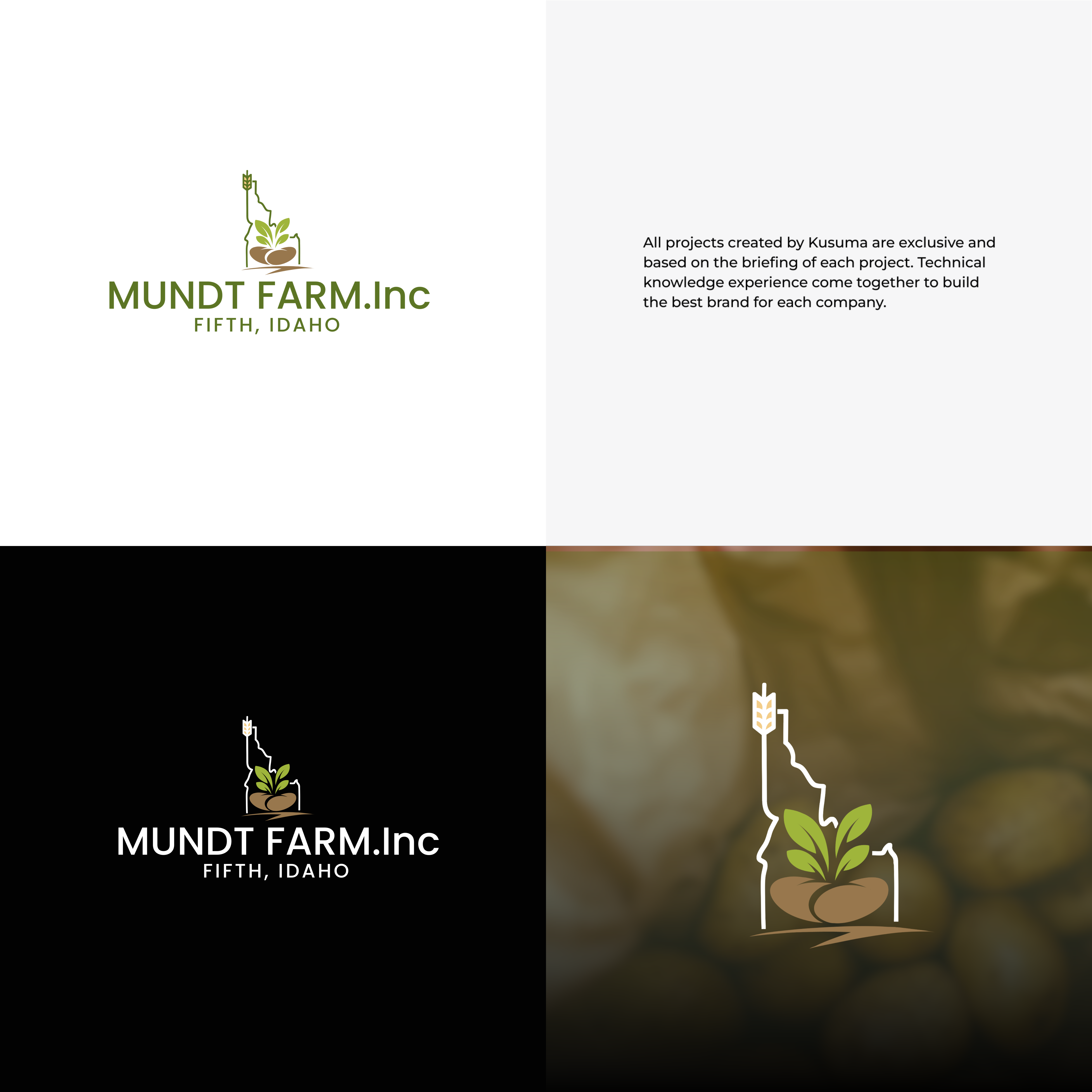 Logo Design by Kusuma Studio for Mundt Farms Inc | Design #34974283