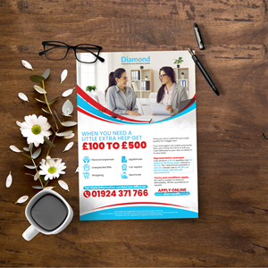 Flyer-Design von Sun Creative für Diamond Financial Services (Yorkshire) Ltd | Design: #34983153