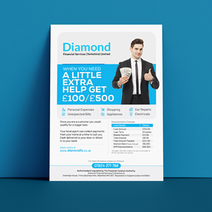 Design de Flyer par Manoj Talsaniya pour Diamond Financial Services (Yorkshire) Ltd | Design : #34974892
