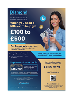 Design de Flyer par saurov pour Diamond Financial Services (Yorkshire) Ltd | Design : #34975935