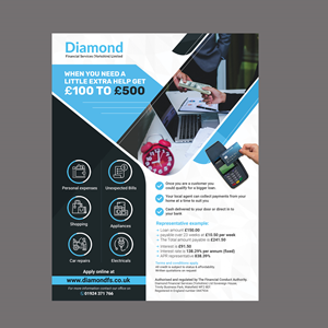 Flyer-Design von Stan$oul für Diamond Financial Services (Yorkshire) Ltd | Design: #34976274