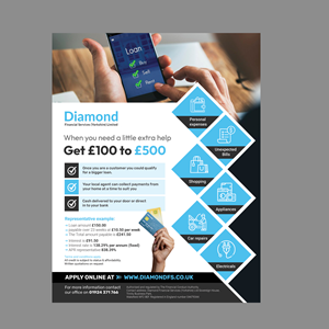 Flyer-Design von Stan$oul für Diamond Financial Services (Yorkshire) Ltd | Design: #34976527