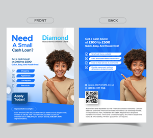 Design de Flyer par ZD STUDIO pour Diamond Financial Services (Yorkshire) Ltd | Design : #35176673