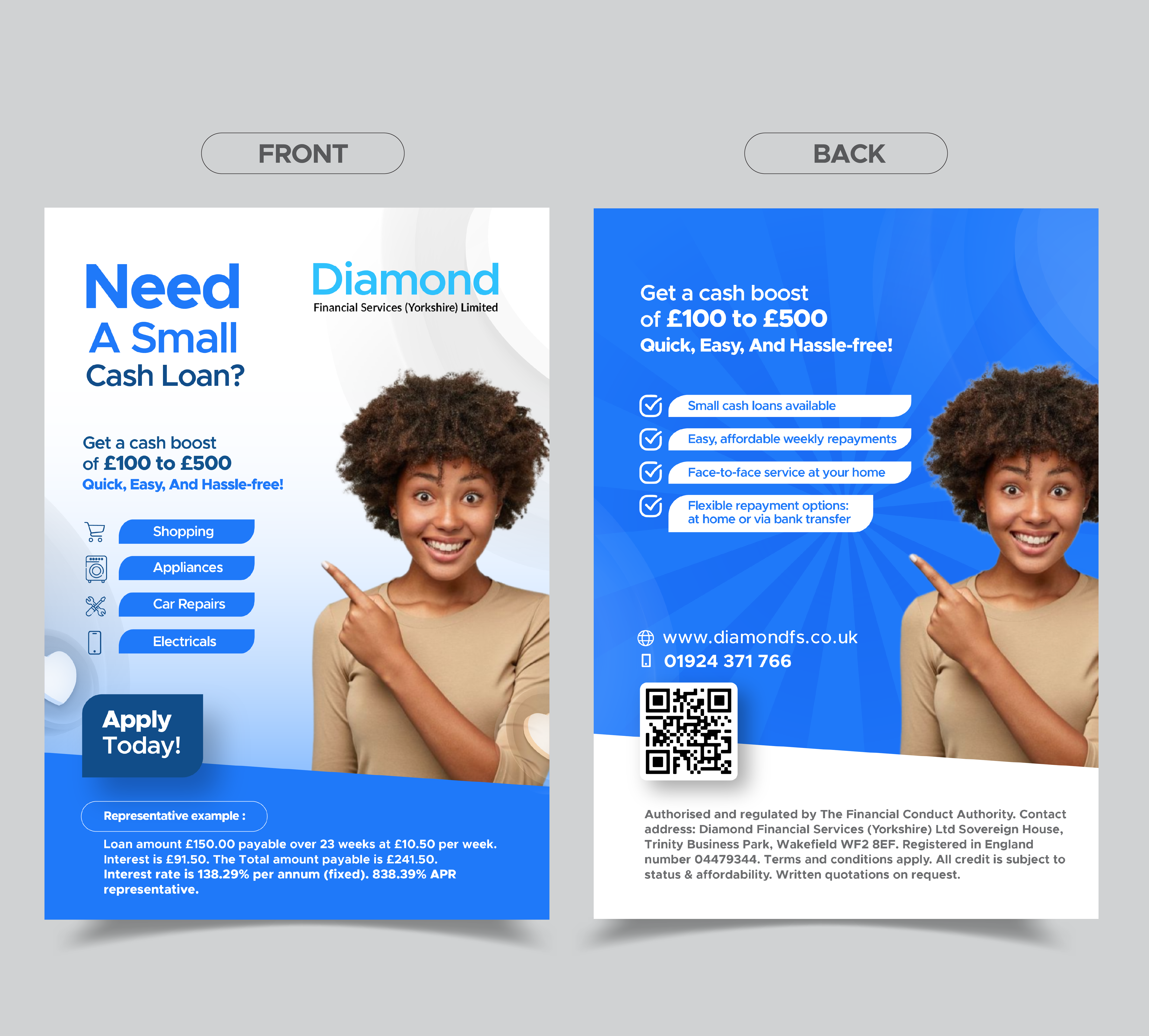 Flyer Design by ZD STUDIO for Diamond Financial Services (Yorkshire) Ltd | Design #35176746