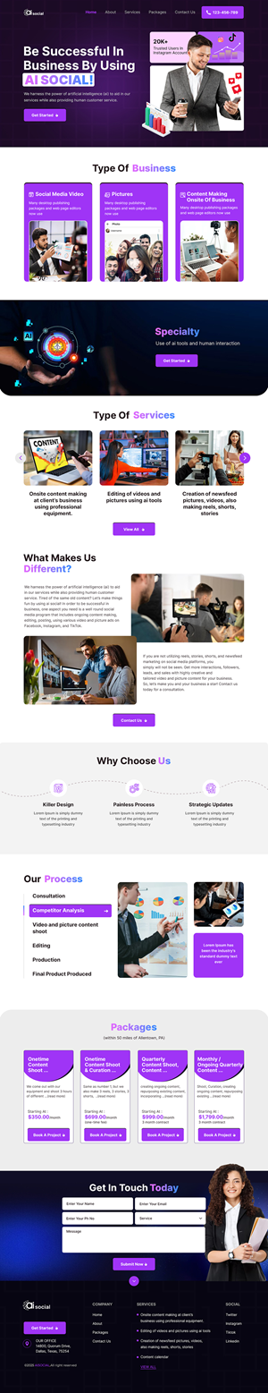 Web Design by sai.designer87 for this project | Design #35003305