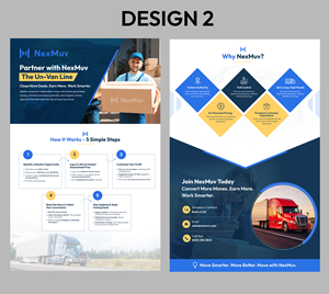 Brochure Design by Blue Sparrow for NexMuv | Design: #34974901