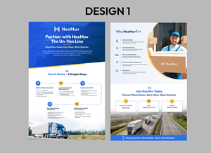 Brochure Design by Blue Sparrow for NexMuv | Design: #34976160