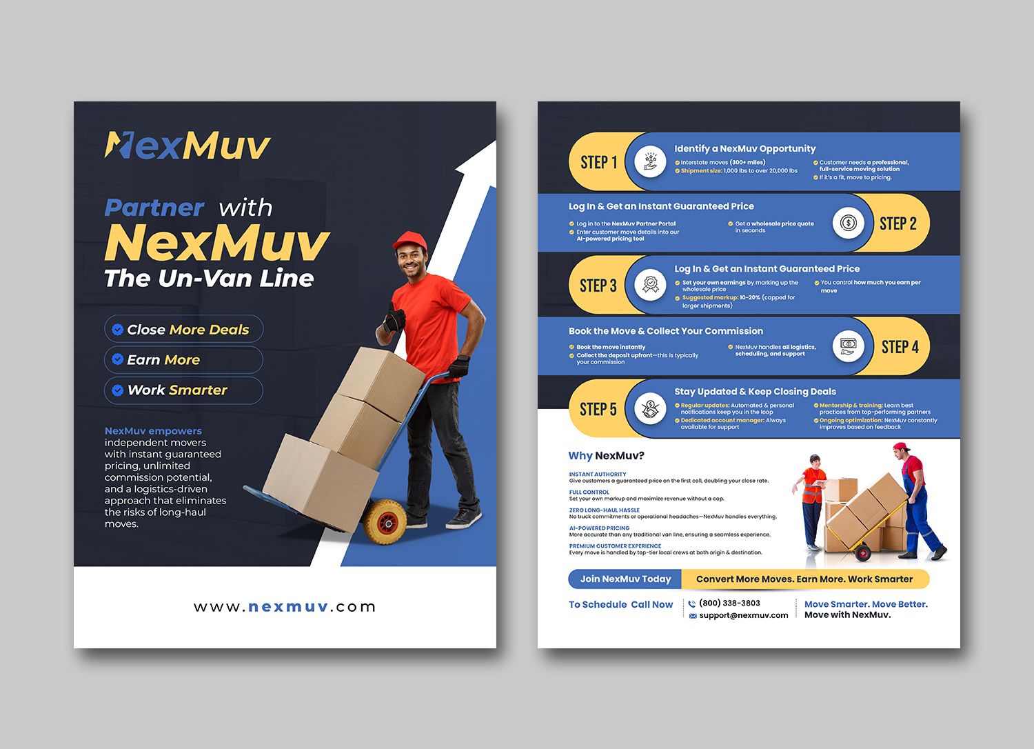 Brochure Design by debdesign for NexMuv | Design #34985655