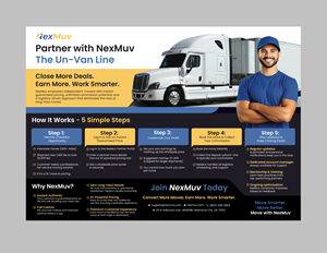 Brochure Design by saurov for NexMuv | Design: #34992978