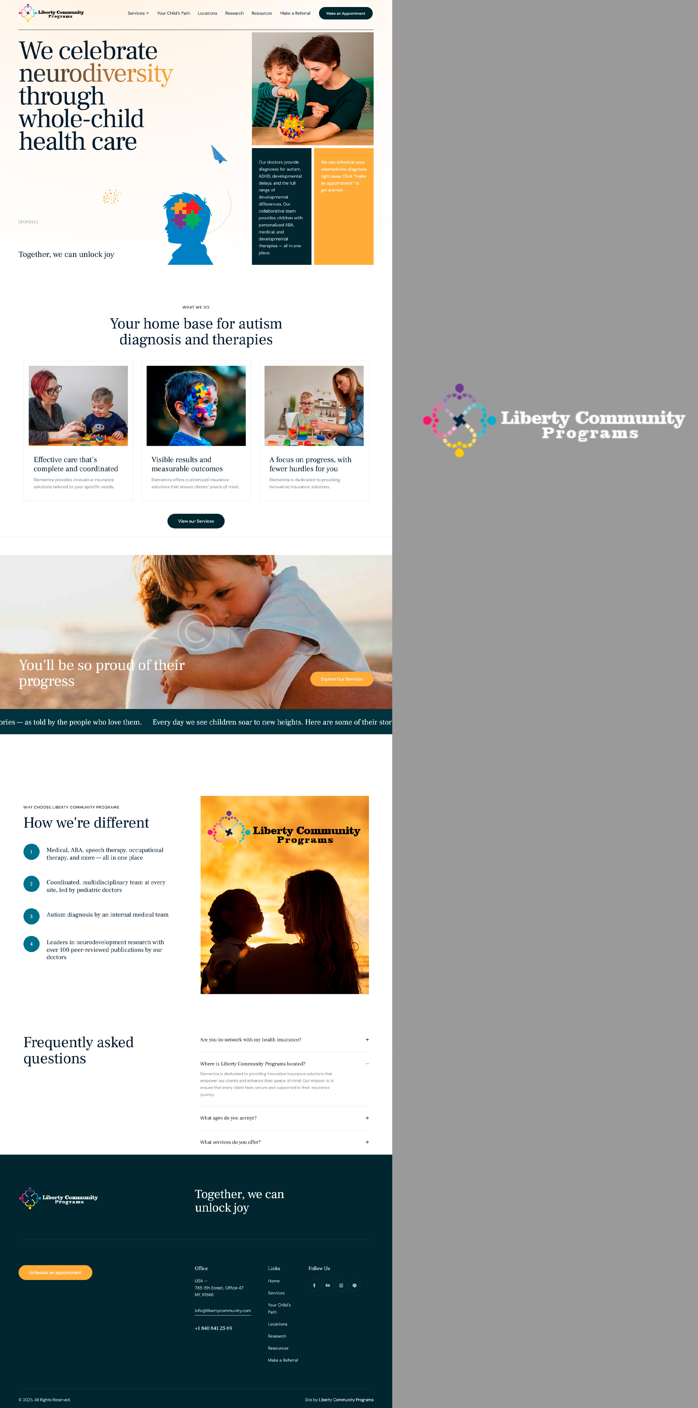 Web Design par DB_Design pour Liberty Community Programs | Design #34990658