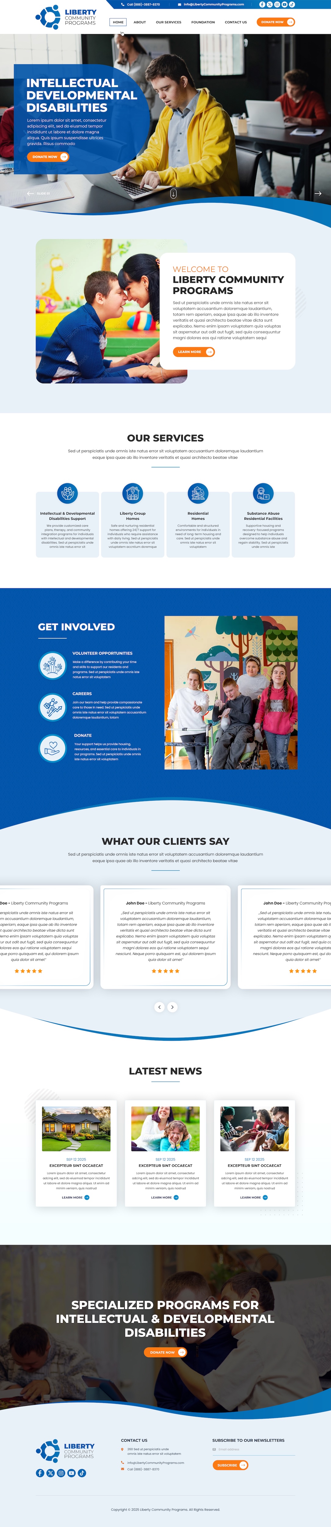 Web-Design von pb für Liberty Community Programs | Design #34996394