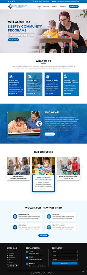 Web Design by pb for Liberty Community Programs | Design: #34996509