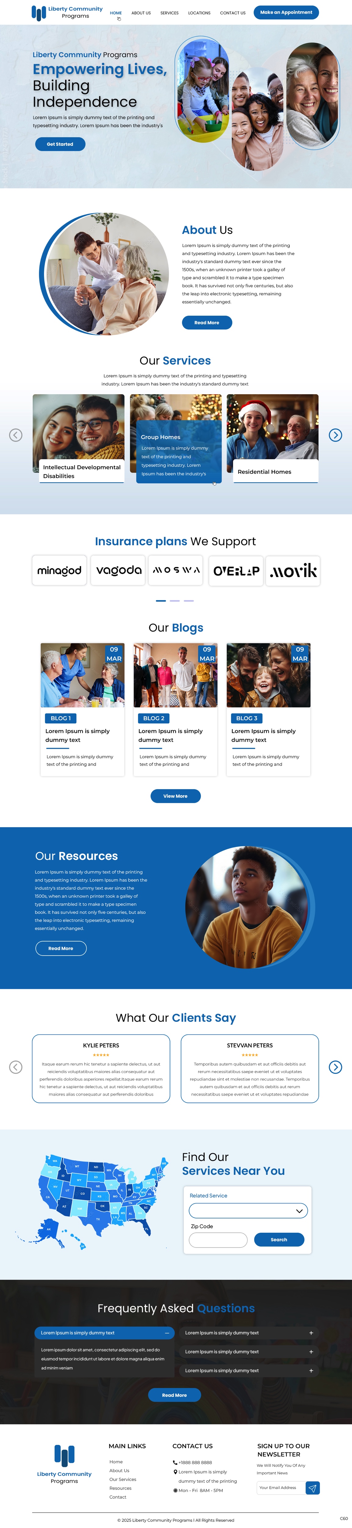 Web Design par pb pour Liberty Community Programs | Design #34996515