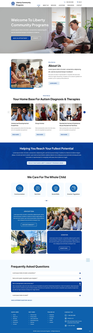 Web Design by pb for Liberty Community Programs | Design: #34996516