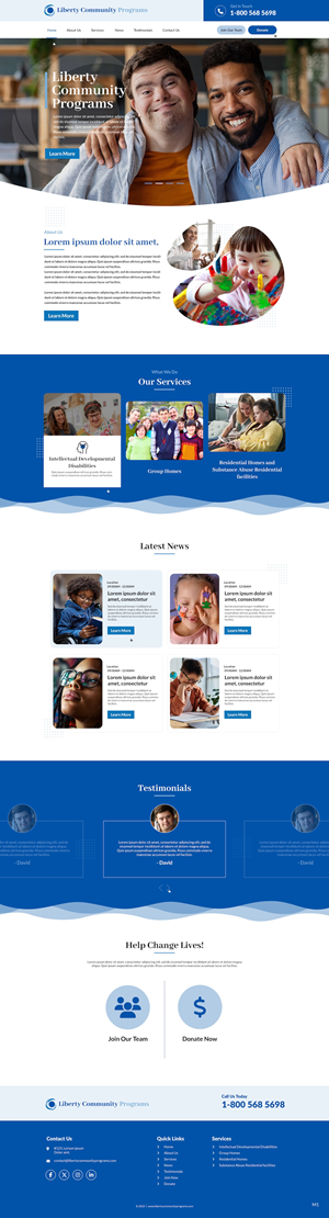 Web Design by pb for Liberty Community Programs | Design: #35002774