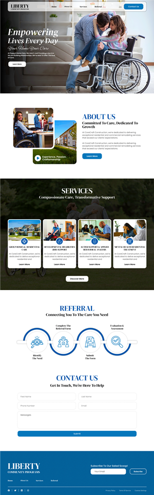 Web Design by victipedia for Liberty Community Programs | Design: #35005158