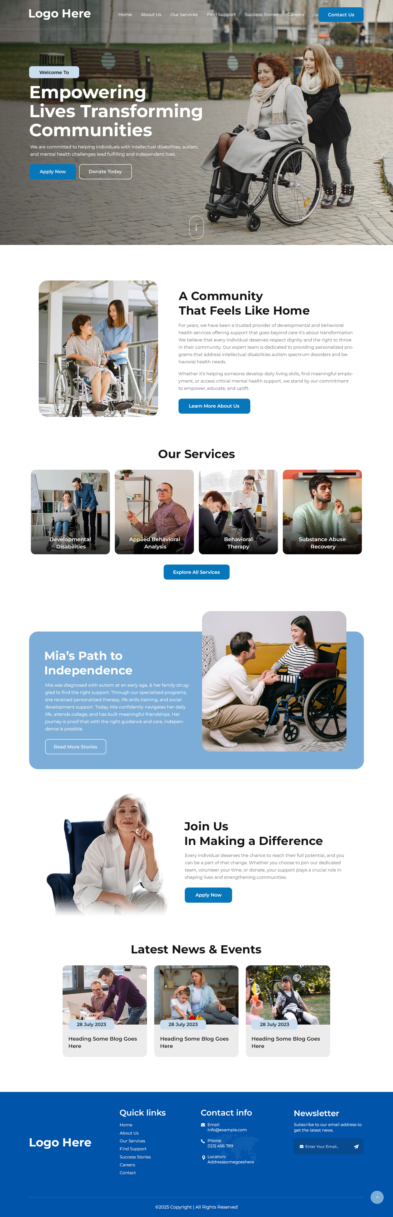 Web Design by nzdesigners for Liberty Community Programs | Design #35004455