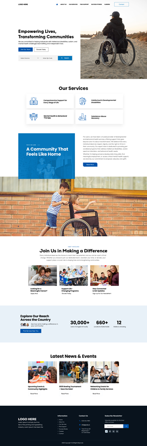 Web Design by nzdesigners for Liberty Community Programs | Design: #35004496
