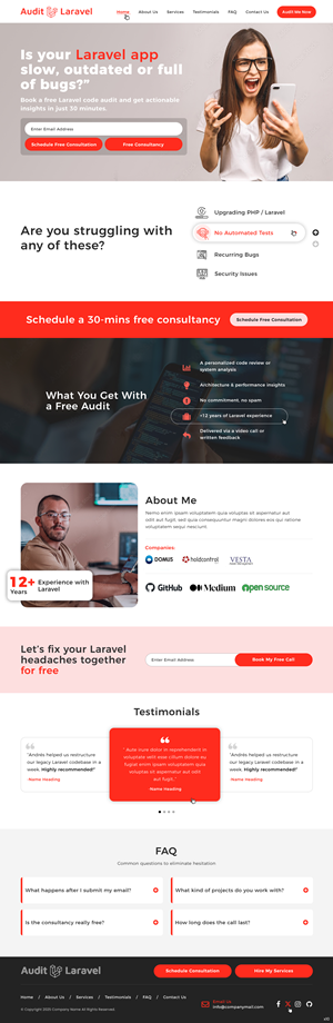 Web Design by pb for this project | Design: #34985904