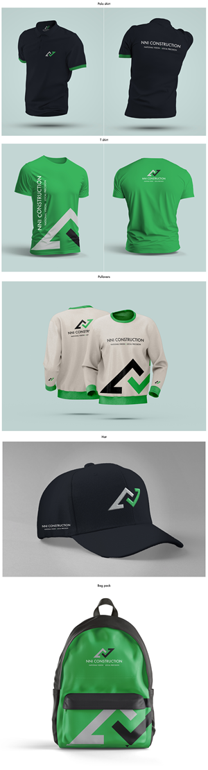 Diseño de Vestimenta por Artya Works para NNI Construction Co. | Diseño: #34976841