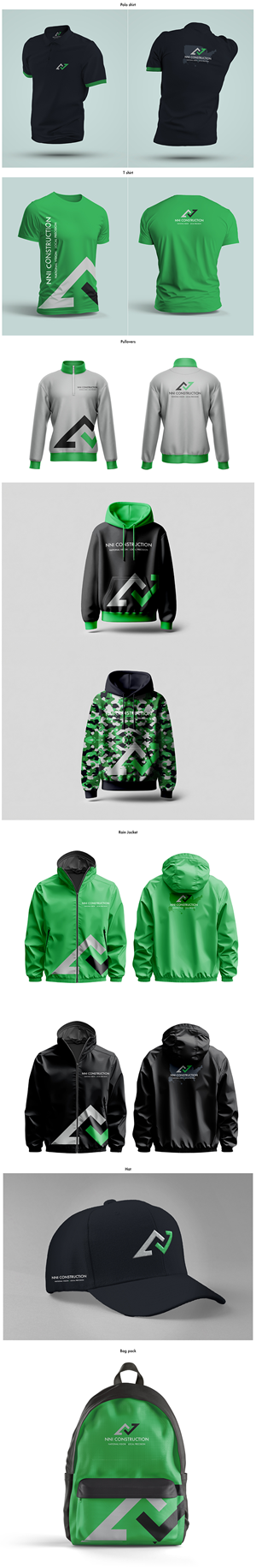Diseño de Vestimenta por Artya Works para NNI Construction Co. | Diseño: #35022391